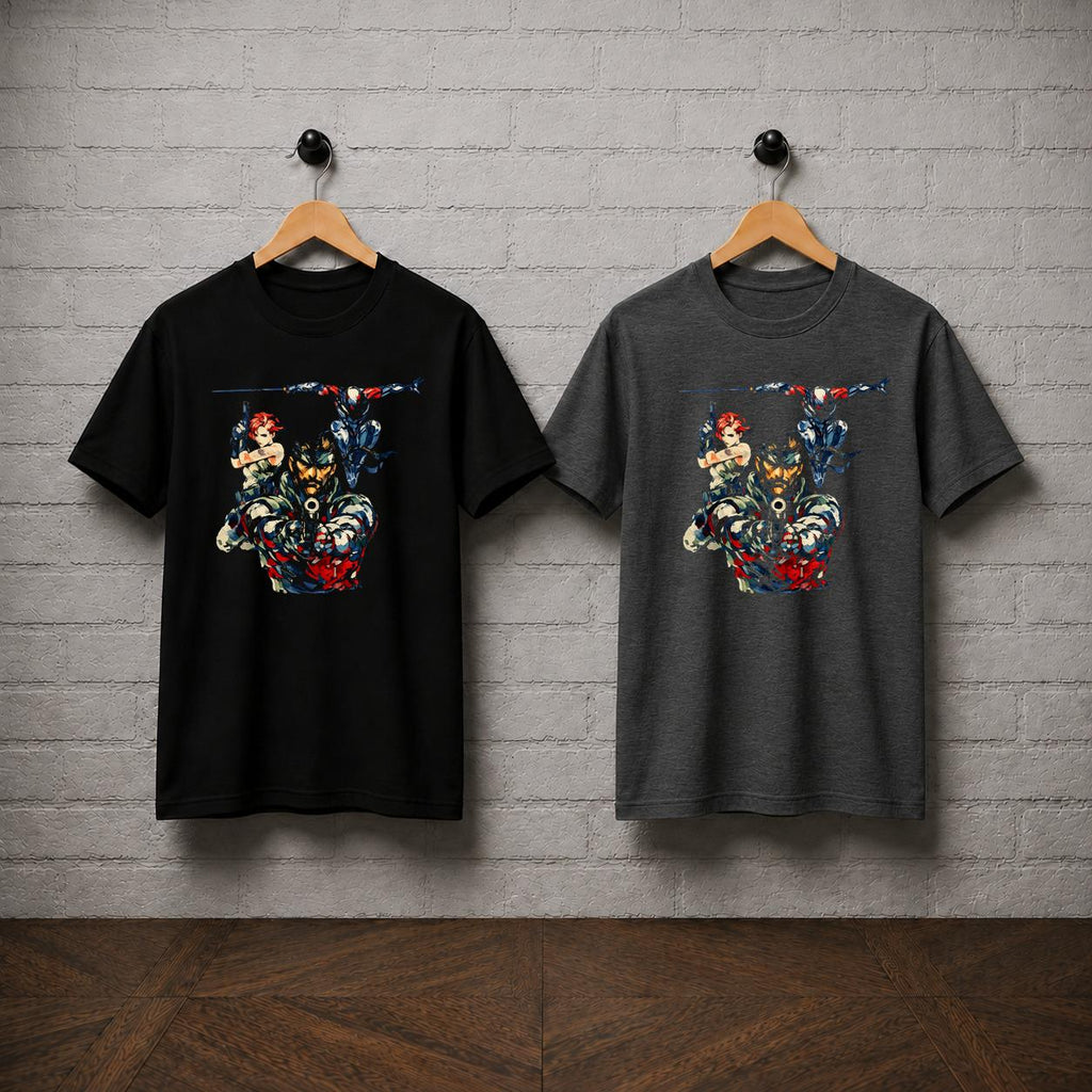 Metal Gear Solid T-Shirt, Tactical Espionage Gaming Tee, Solid Snake Graphic Shirt