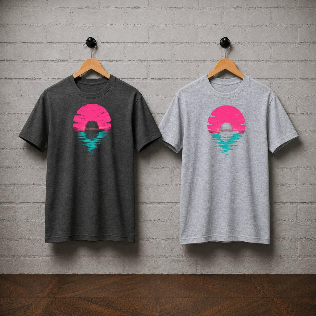 One Piece Straw Hat Sunset Graphic T-Shirt, Anime Manga Tee