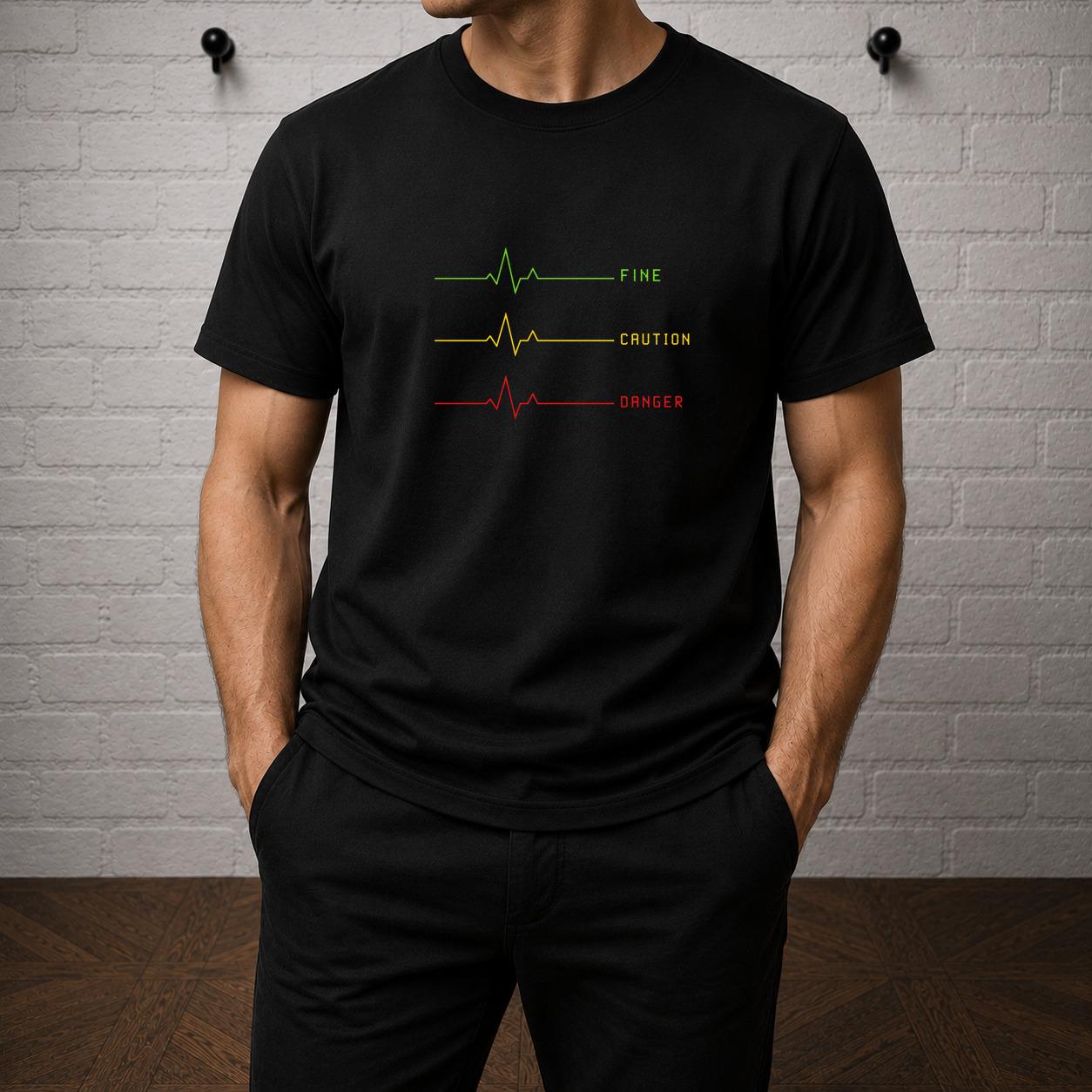 Resident Evil Health Status T-Shirt, Retro Horror Gaming Tee