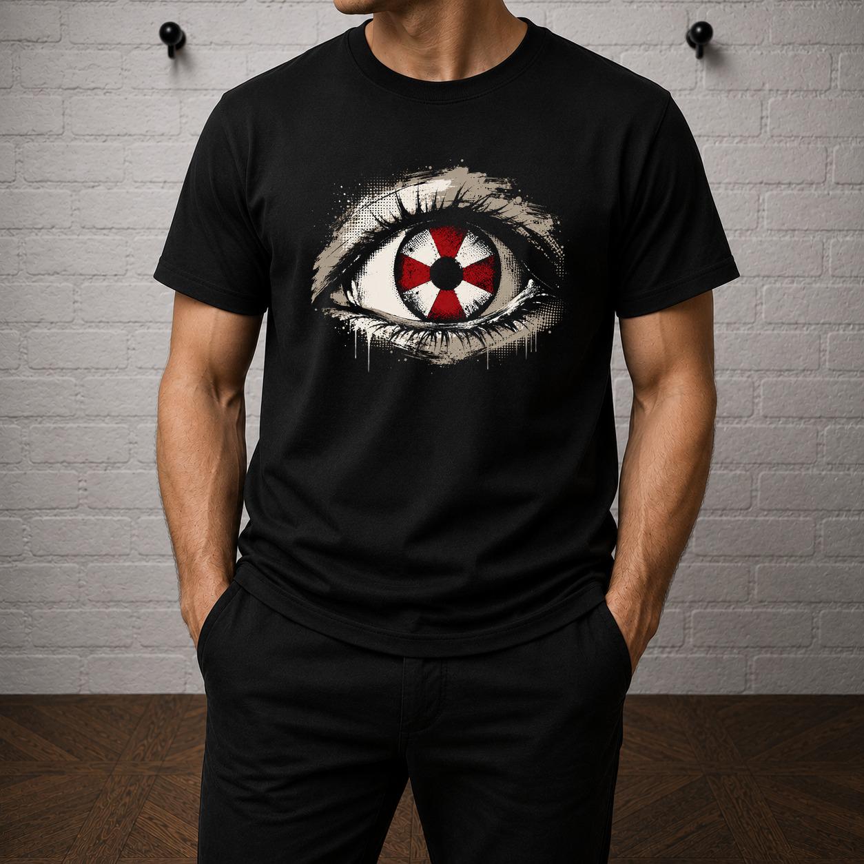 Resident Evil Eye T-Shirt, Umbrella Corporation Shirt, Survival Horror Graphic Tee, Zombie Game Horror