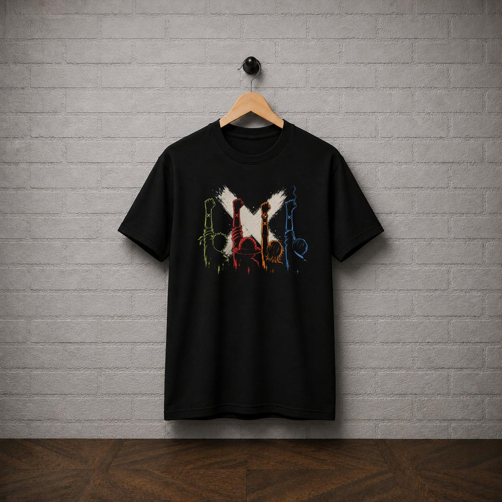 Straw Hat Crew T-Shirt, One Piece Shirt, Luffy Zoro Nami Sanji Anime Tee, Pirate Crew Manga Graphic Shirt
