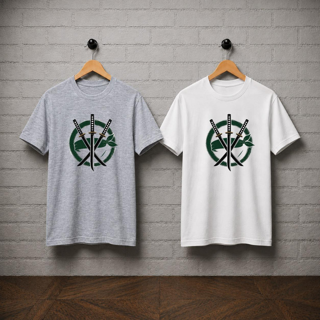 One Piece Zoro Three Sword Anime T-Shirt, Manga Graphic Tee