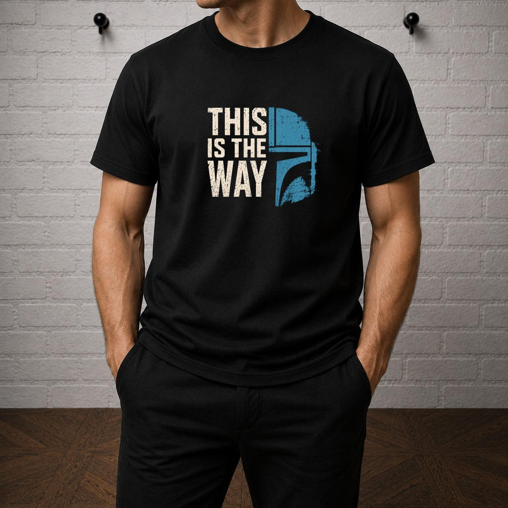 This Is The Way T-Shirt, Mandalorian Shirt, Star Wars Inspired Graphic Tee, Sci Fi Bounty Hunter Shirt