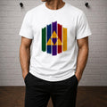 Zelda Triforce T-Shirt, Geometric Brushstroke Gaming Tee, Hyrule Retro Gamer Apparel