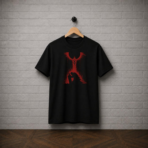 Berserk Eclipse T-Shirt, Guts Brand of Sacrifice Shirt, Dark Fantasy Manga Tee, Red Eclipse Anime Graphic Shirt