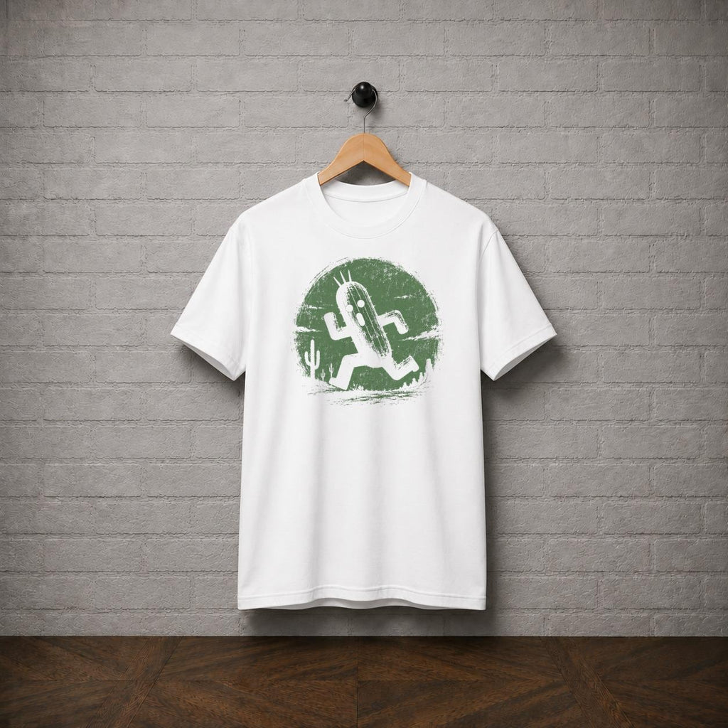 Cactuar T-Shirt, Final Fantasy Cactus Shirt, Running Cactuar JRPG Graphic Tee, Retro PlayStation