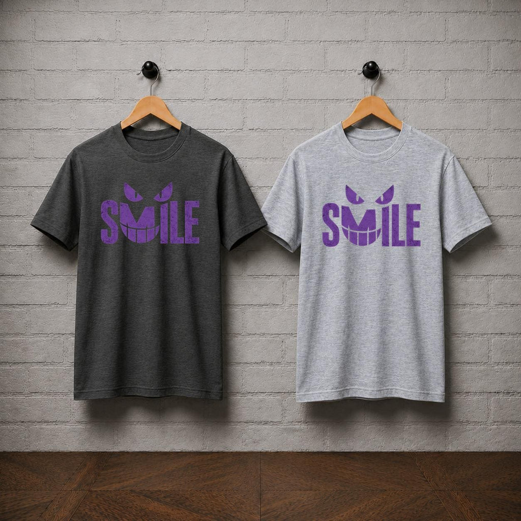 Gengar Inspired Smile Graphic Anime T-Shirt