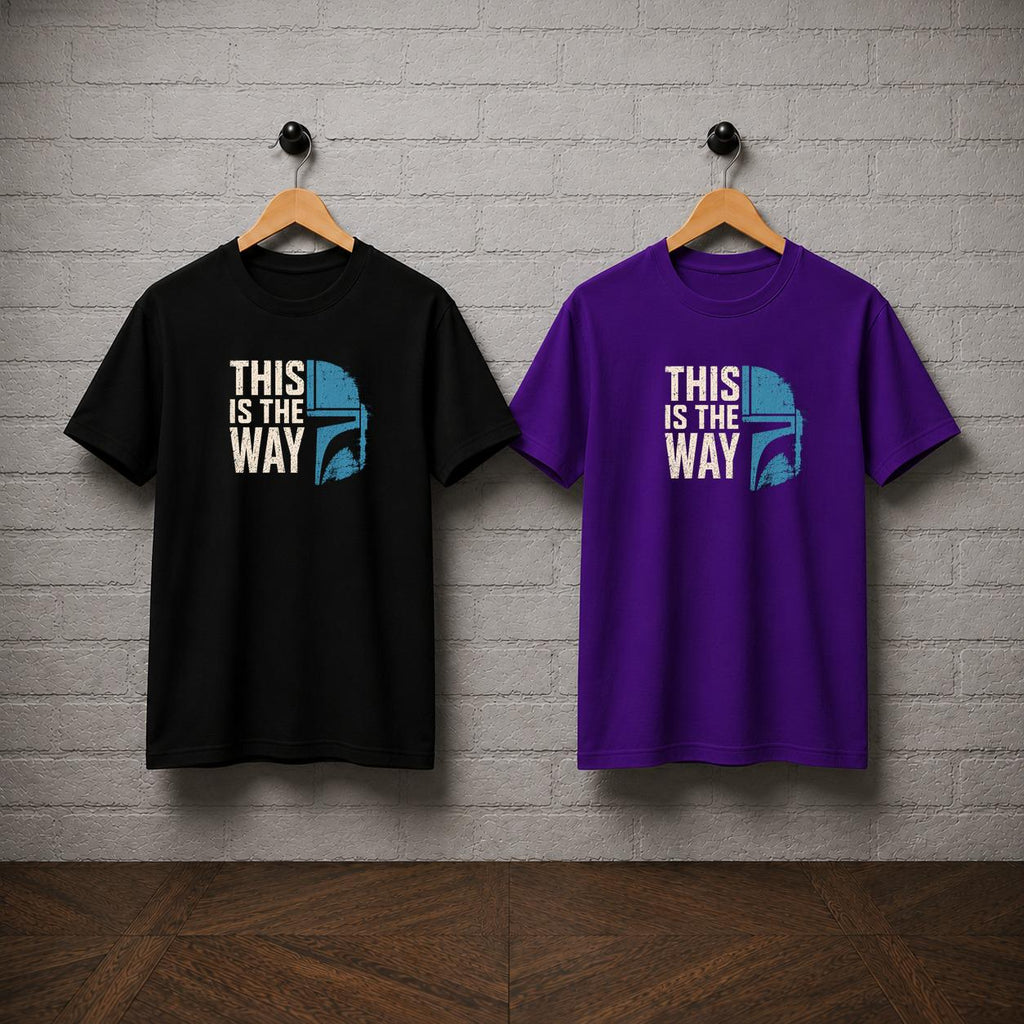 This Is The Way T-Shirt, Mandalorian Shirt, Star Wars Inspired Graphic Tee, Sci Fi Bounty Hunter Shirt